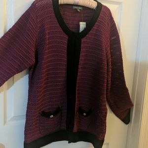 Roz & Ali crochet sweater